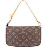 Louis Vuitton Canvas Monogram Pochette Accessoire Handbag