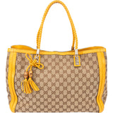 Gucci GG Monogram Bamboo Handbag