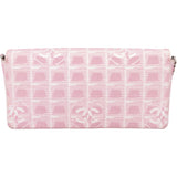 Chanel Quilted Travel Line Monogram Single Flap Shoulder Bag