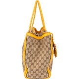 Gucci GG Monogram Bamboo Handbag