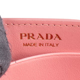 Prada Pink Saffiano Leather Move Wallet On Chain Crossbody Bag