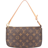 Louis Vuitton Canvas Monogram Pochette Accessoire Handbag