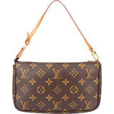 Louis Vuitton Canvas Monogram Pochette Accessoire Handbag