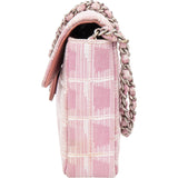 Chanel Quilted Travel Line Monogram Single Flap Shoulder Bag