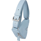 Prada Blue Saffiano Leather Triangle 3 in 1 Crossbody Bag