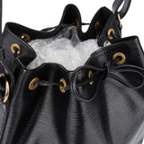Louis Vuitton Noir Epi Leather Sac Noe Petit Shoulder Bag