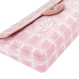 Chanel Quilted Travel Line Monogram Single Flap Shoulder Bag