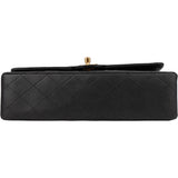 Chanel Quilted Lambskin 24K Gold Medium Double Flap Crossbody Bag
