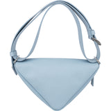 Prada Blue Saffiano Leather Triangle 3 in 1 Crossbody Bag