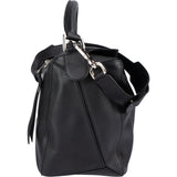 Loewe Black Leather Large Puzzle Handbag
