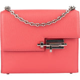 Hermès Chevre Mysore Rose Lipstick Mini Sac Verrou Chaine Crossbody Bag