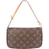 Louis Vuitton Canvas Monogram Pochette Accessoire Handbag