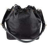 Louis Vuitton Noir Epi Leather Sac Noe Petit Shoulder Bag