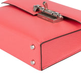 Hermès Chevre Mysore Rose Lipstick Mini Sac Verrou Chaine Crossbody Bag