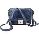 Miu Miu Blu Leather Mini Crossbody Bag