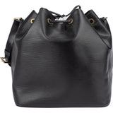 Louis Vuitton Noir Epi Leather Sac Noe Petit Shoulder Bag