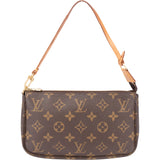 Louis Vuitton Canvas Monogram Pochette Accessoire Handbag