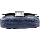 Miu Miu Blu Leather Mini Crossbody Bag