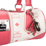 MCM Visetos Monogram Bowling Handbag