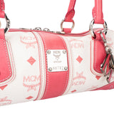 MCM Visetos Monogram Bowling Handbag