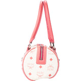 MCM Visetos Monogram Bowling Handbag
