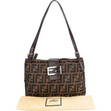 Fendi FF Monogram Baguette Shoulder Bag