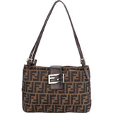 Fendi FF Monogram Baguette Shoulder Bag