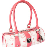 MCM Visetos Monogram Bowling Handbag