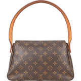 Louis Vuitton Canvas Monogram Looping PM Shoulder Bag