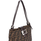 Fendi FF Monogram Baguette Shoulder Bag