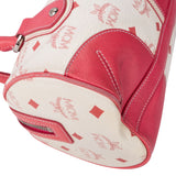 MCM Visetos Monogram Bowling Handbag