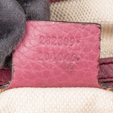Gucci Pink Leather GG Soho Handbag