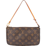 Louis Vuitton Canvas Monogram Pochette Accessoire Handbag