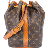 Louis Vuitton Canvas Monogram Sac Noe Petit Shoulder Bag