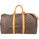 Louis Vuitton Canvas Monogram Keepall 50 Bandouliere