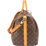 Louis Vuitton Canvas Monogram Keepall 50 Bandouliere