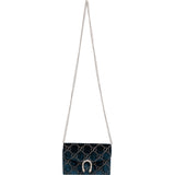 Gucci Velvet GG Monogram Dionysus Crossbody Bag