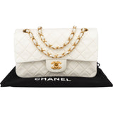 Chanel Quilted Lambskin 24K Small Double Flap Crossbody Bag