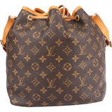 Louis Vuitton Canvas Monogram Sac Noe Petit Shoulder Bag