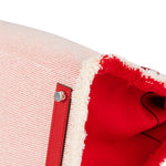 Hermès Fray Swift / Toile H Rouge de Coeur Birkin 35 Handbag - vintageandkickz