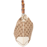Gucci GG Monogram Bamboo Handbag