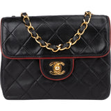 Chanel Quilted Lambskin 24K Gold Single Flap Crossbody Bag