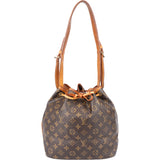 Louis Vuitton Canvas Monogram Sac Noe Petit Shoulder Bag