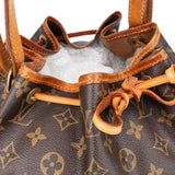 Louis Vuitton Canvas Monogram Sac Noe Petit Shoulder Bag
