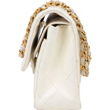 Chanel Quilted Lambskin 24K Small Double Flap Crossbody Bag