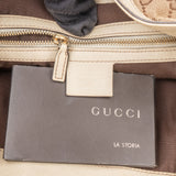 Gucci GG Monogram Bamboo Handbag