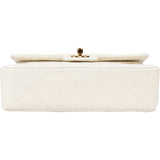 Chanel Quilted Lambskin 24K Small Double Flap Crossbody Bag