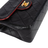 Chanel Quilted Lambskin 24K Gold Single Flap Crossbody Bag