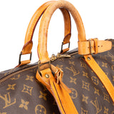 Louis Vuitton Canvas Monogram Keepall 55 Bandouliere