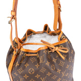 Louis Vuitton Canvas Monogram Sac Noe Petit Shoulder Bag